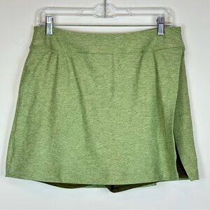 Outdoor Voices Green Stretch Faux Wrap Athletic Golf Running Court Skort L